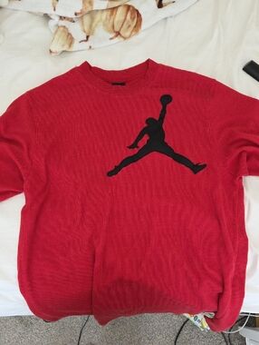 Air Jordan Thermal Ribbed Longsleeve XL Men's Y2K Embroidered Jumpman